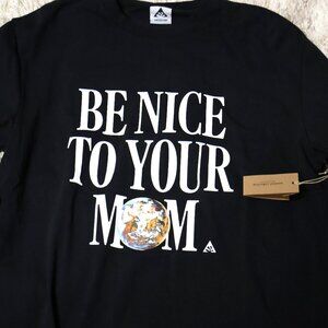 NWT Wasted Collective Be Nice To Your Mom Long Sleeve T-Shirt M Eco Friendly